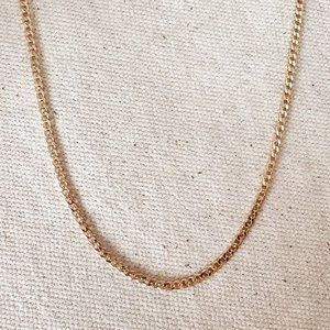 Linx 🔗 - 18k Gold Filled 16 inch 2.0mm Thickness Cuban Chain